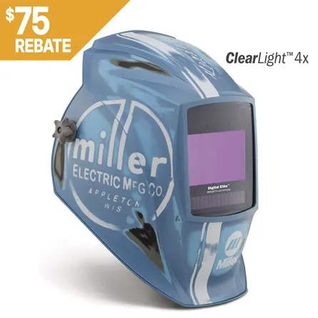Miller® Digital Elite™ Series Helmet with ClearLight 4x